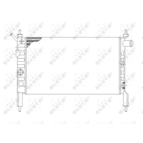 Chladič motora NRF 58930 - obr. 3