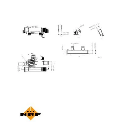 Termostat chladenia NRF 725042 - obr. 4