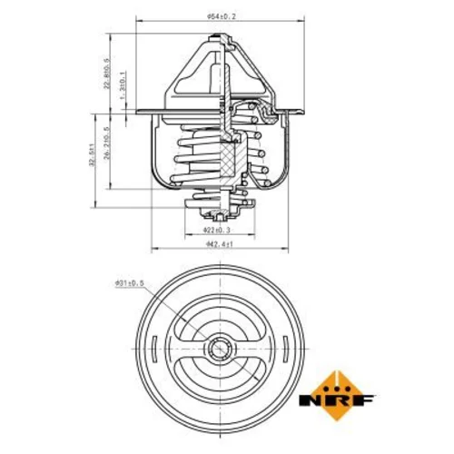 Termostat chladenia 725160 /NRF/ - obr. 4