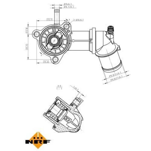 Termostat chladenia 725164 /NRF/ - obr. 4