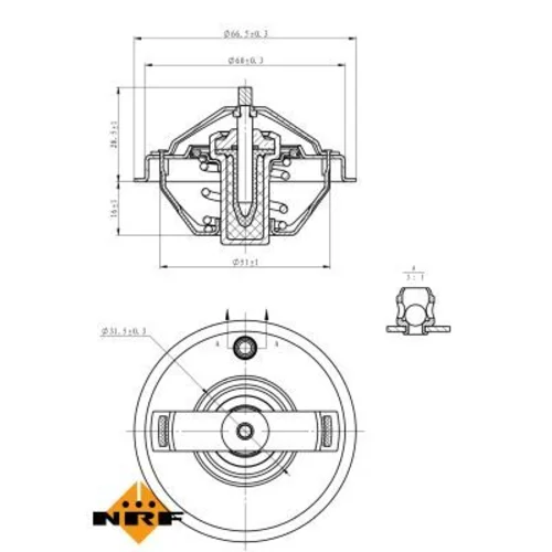 Termostat chladenia 725210 /NRF/ - obr. 4