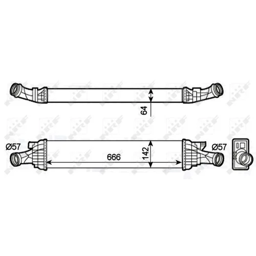 Chladič plniaceho vzduchu NRF 30289 - obr. 4