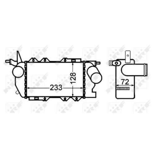 Chladič plniaceho vzduchu NRF 30309 - obr. 4