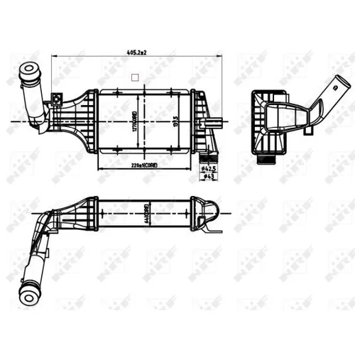 Chladič plniaceho vzduchu 30427 /NRF/ - obr. 4