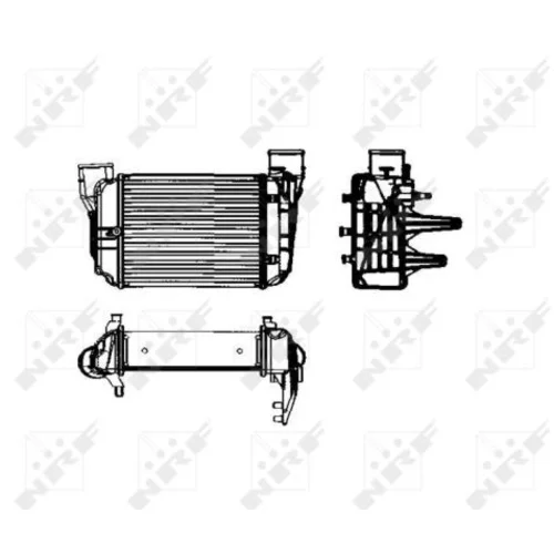 Chladič plniaceho vzduchu NRF 30753 - obr. 4