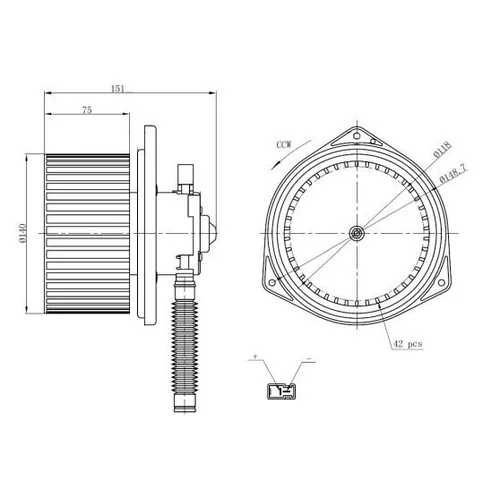 Vnútorný ventilátor NRF 34286 - obr. 4