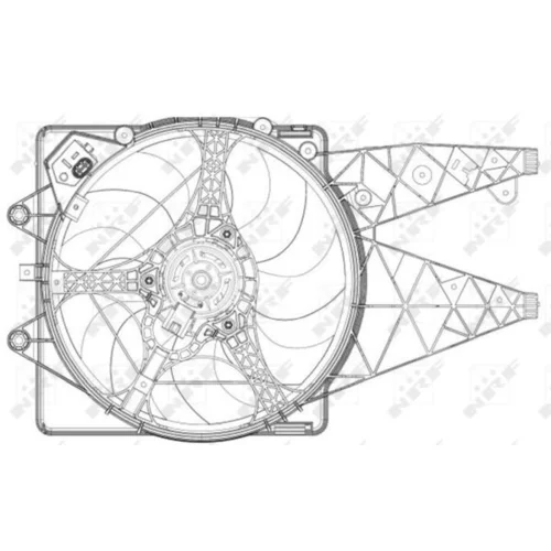 Ventilátor chladenia motora NRF 47203 - obr. 4