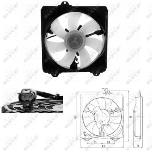 Ventilátor chladenia motora NRF 47695