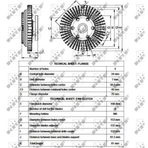 Spojka ventilátora chladenia 49526 /NRF/ - obr. 4