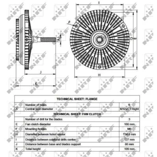 Spojka ventilátora chladenia NRF 49534 - obr. 4