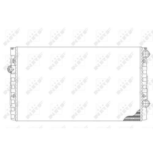 Chladič motora NRF 50454 - obr. 4