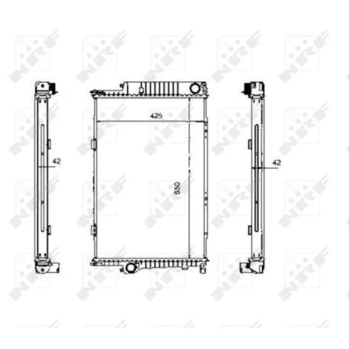 Chladič motora NRF 507620 - obr. 4