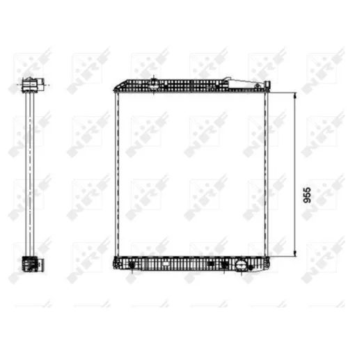 Chladič motora NRF 509577 - obr. 4