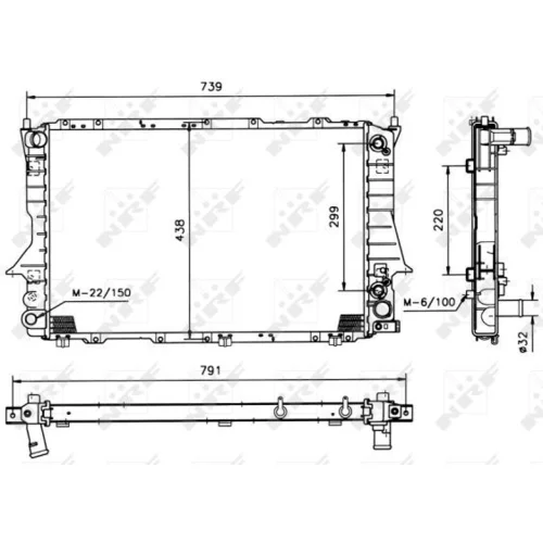 Chladič motora NRF 51321 - obr. 4