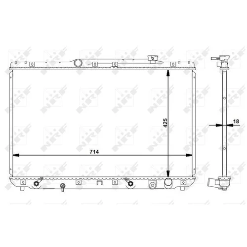 Chladič motora NRF 516721 - obr. 4