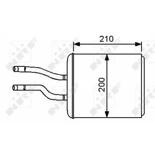 Výmenník tepla vnútorného kúrenia NRF 53244