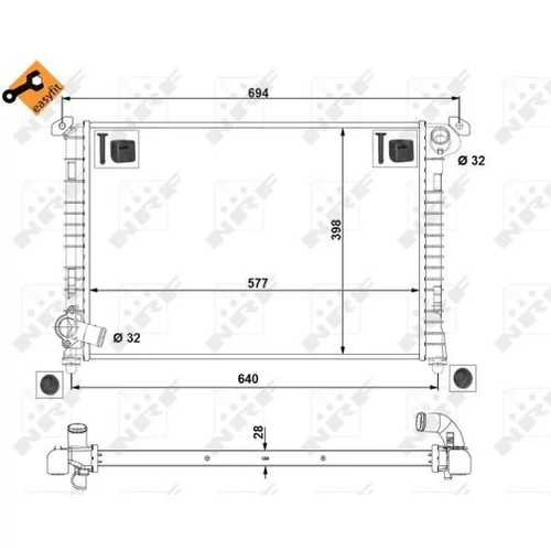 Chladič motora NRF 53807 - obr. 4