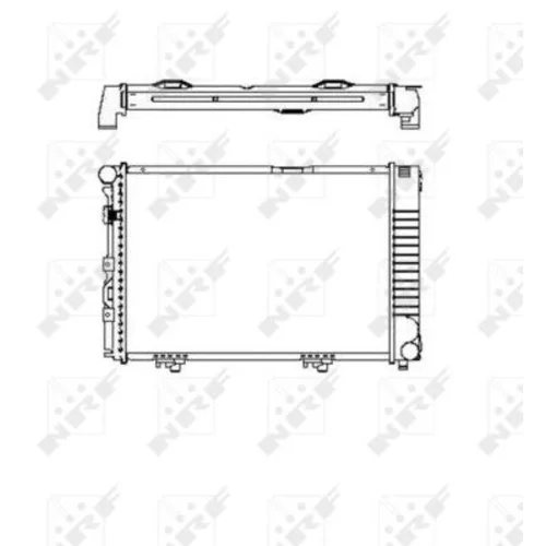 Chladič motora NRF 58719 - obr. 3