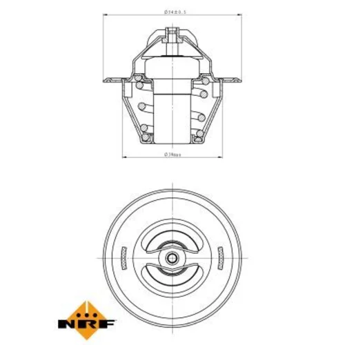 Termostat chladenia 725212 /NRF/ - obr. 4