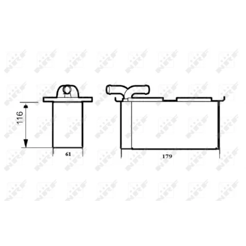 Chladič plniaceho vzduchu NRF 30045 - obr. 4