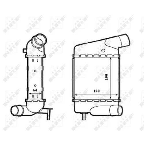 Chladič plniaceho vzduchu NRF 30197 - obr. 4