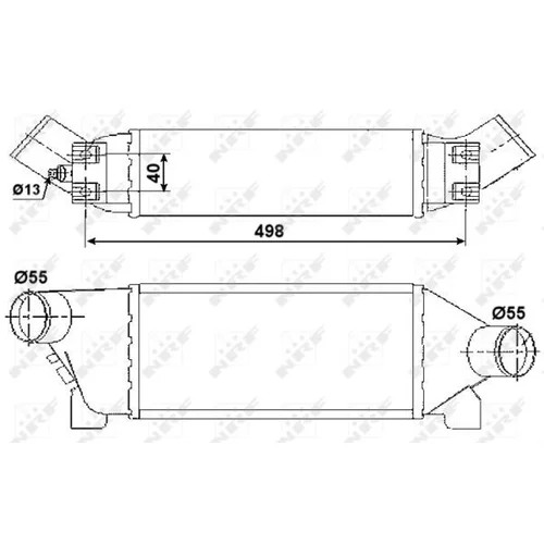 Chladič plniaceho vzduchu NRF 30259 - obr. 4