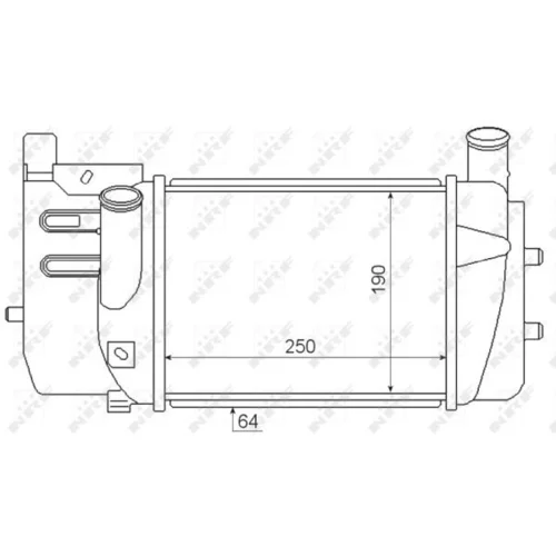 Chladič plniaceho vzduchu NRF 30346 - obr. 4