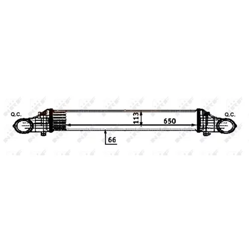 Chladič plniaceho vzduchu NRF 30502 - obr. 4