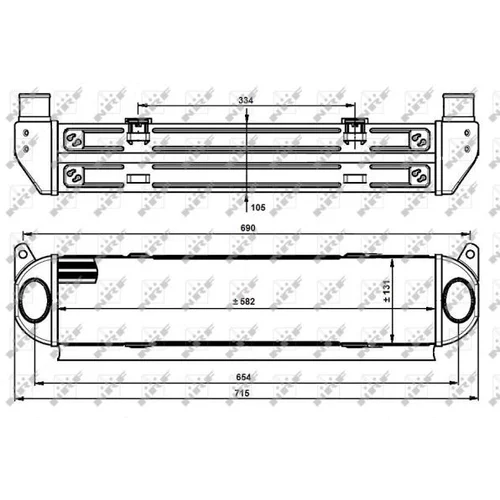 Chladič plniaceho vzduchu NRF 30919 - obr. 4