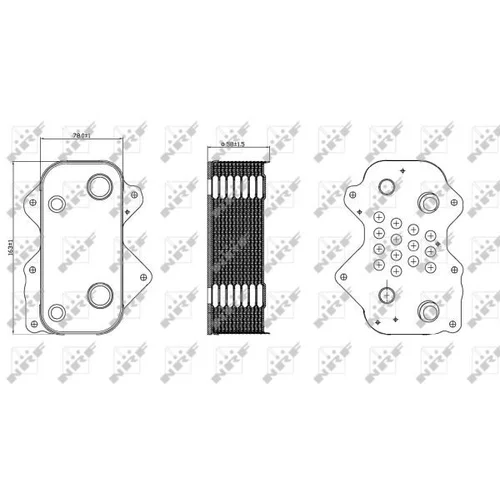 Chladič motorového oleja 31259 /NRF/ - obr. 7