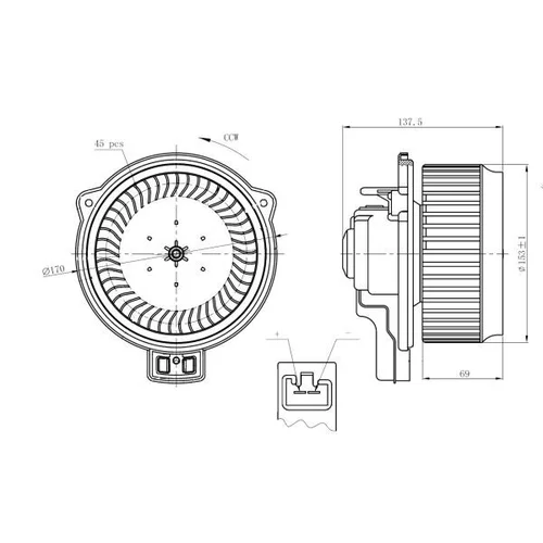 Vnútorný ventilátor NRF 34267 - obr. 4