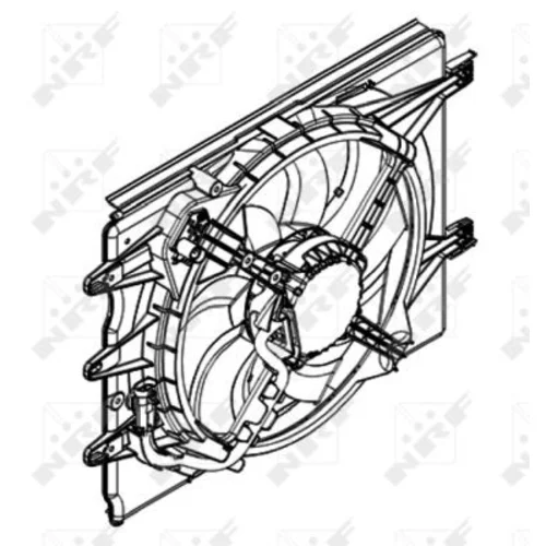 Ventilátor chladenia motora NRF 47595