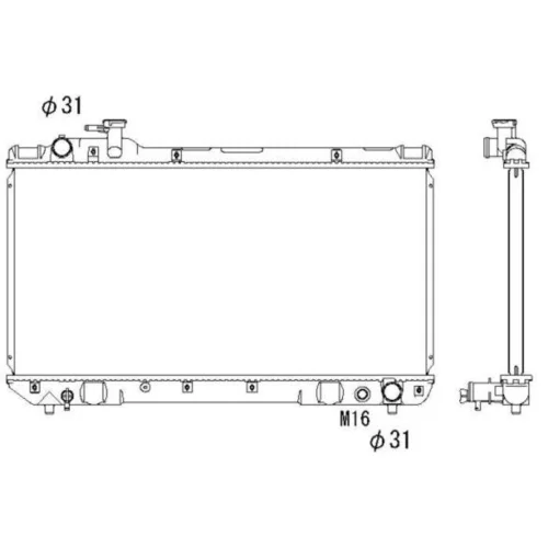 Chladič motora NRF 503988 - obr. 3