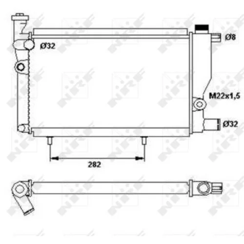 Chladič motora NRF 52024 - obr. 4