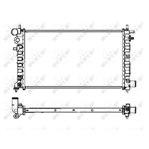 Chladič motora NRF 58068 - obr. 3