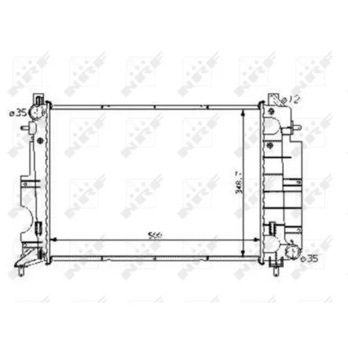 Chladič motora NRF 58108 - obr. 4