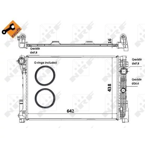 Chladič motora NRF 58336 - obr. 4