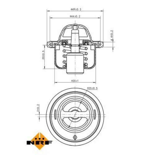 Termostat chladenia 725076 /NRF/ - obr. 4