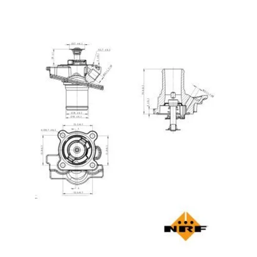 Termostat chladenia NRF 725079 - obr. 4