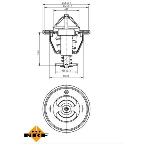 Termostat chladenia NRF 725111 - obr. 4