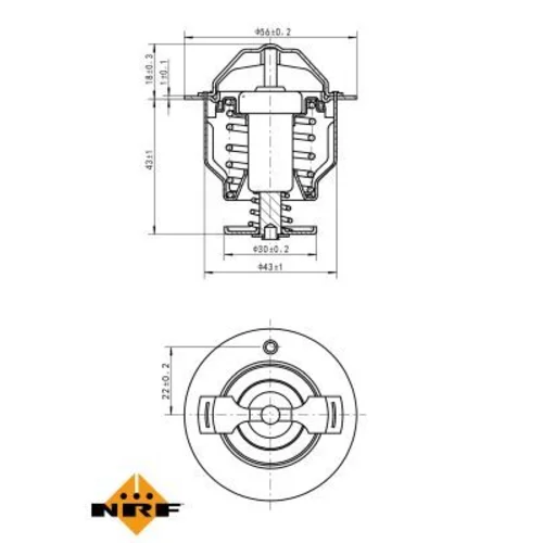 Termostat chladenia 725119 /NRF/ - obr. 4