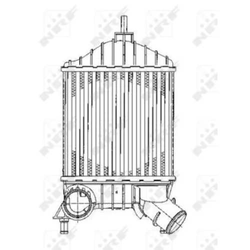 Chladič plniaceho vzduchu NRF 30141 - obr. 4