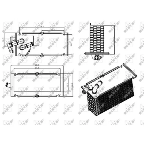 Chladič plniaceho vzduchu NRF 30292 - obr. 4