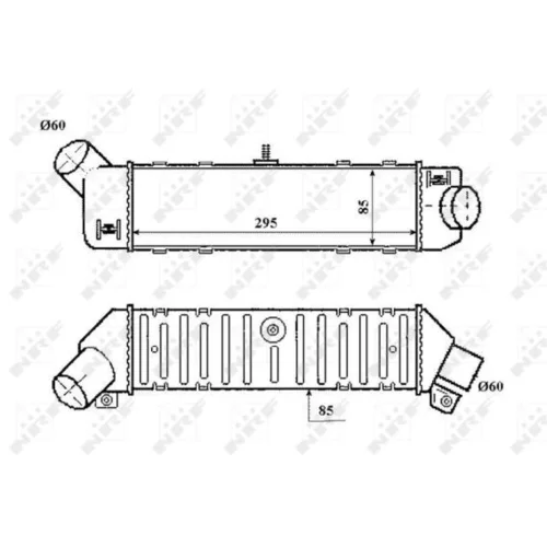 Chladič plniaceho vzduchu 30413 /NRF/ - obr. 4