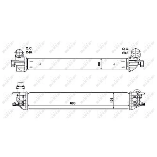 Chladič plniaceho vzduchu NRF 30503 - obr. 4