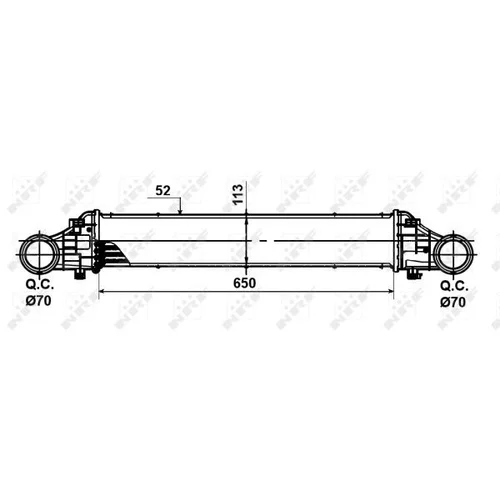 Chladič plniaceho vzduchu NRF 30509 - obr. 4