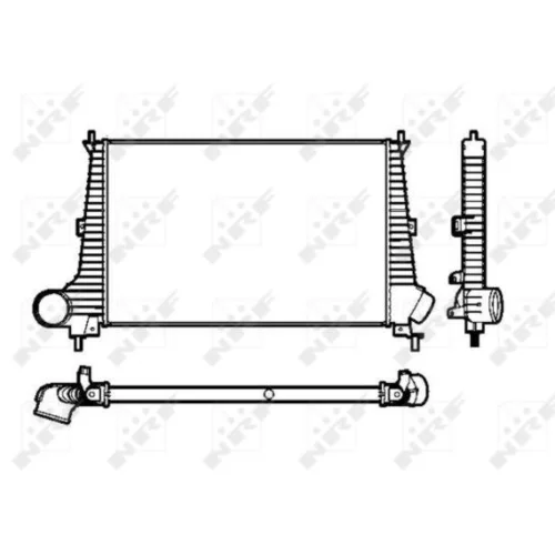 Chladič plniaceho vzduchu NRF 30845 - obr. 4