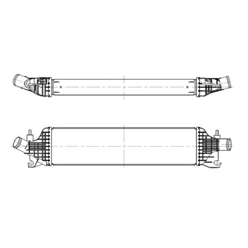 Chladič plniaceho vzduchu NRF 309095 - obr. 4