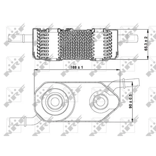 Chladič oleja automatickej prevodovky NRF 31364 - obr. 4