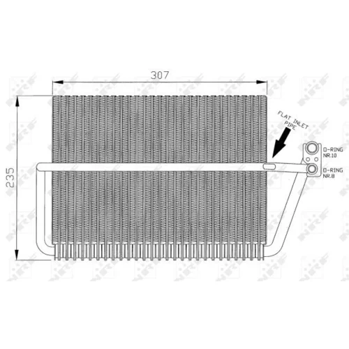 Výparník klimatizácie NRF 36070 - obr. 4